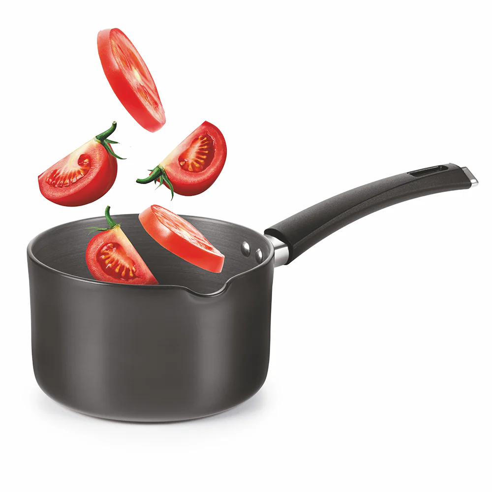 Hard Anodized Induction Base Spout Sauce Pan - Image 4