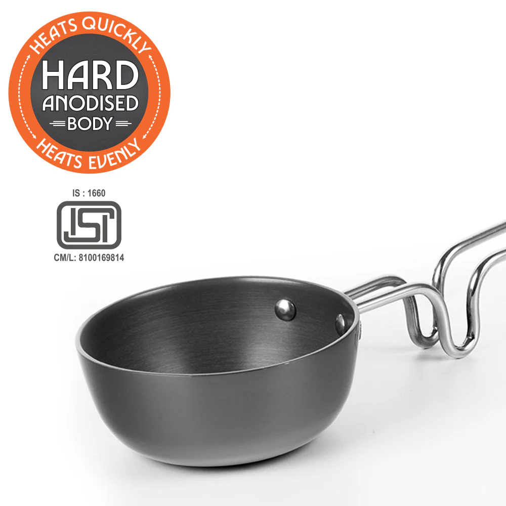 Hard Anodized Tadka Pan - Image 2