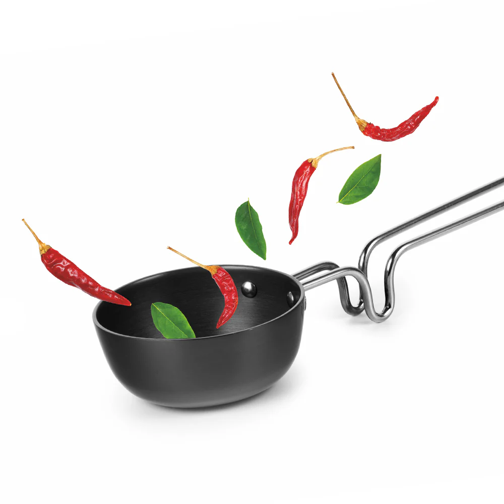 Hard Anodized Tadka Pan - Image 4
