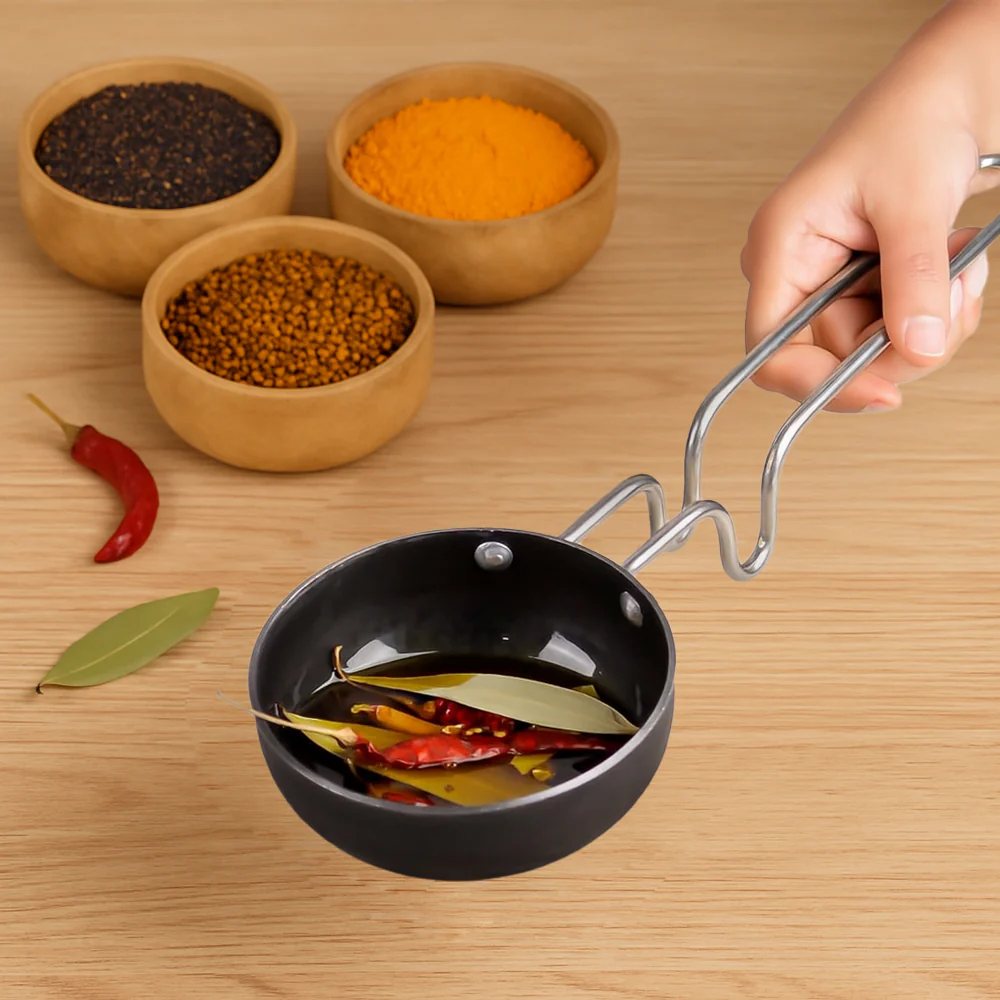Hard Anodized Tadka Pan - Image 6