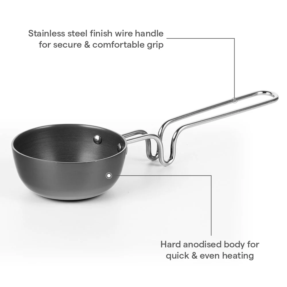 Hard Anodized Tadka Pan - Image 7