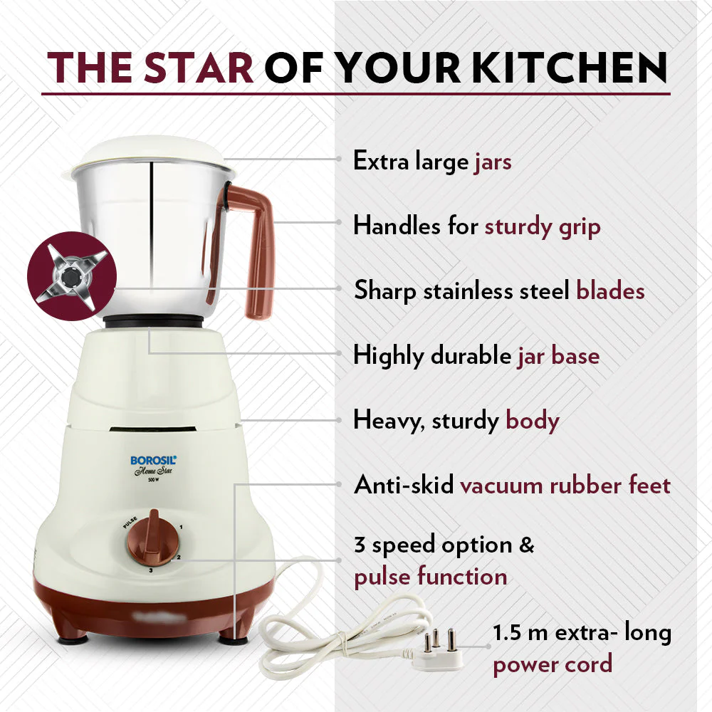HomeStar Mixer Grinder - Image 5