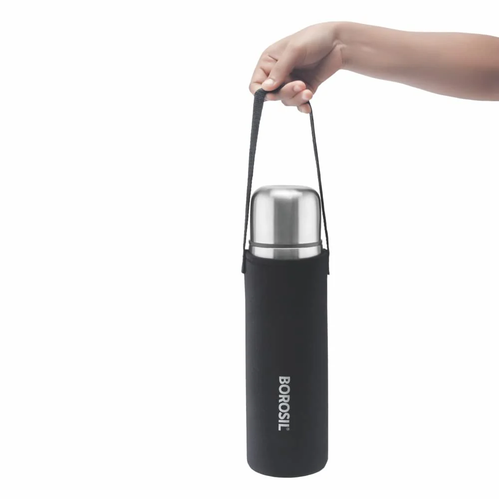 Thermo Flask Double Wall Bottle, Black - Image 4