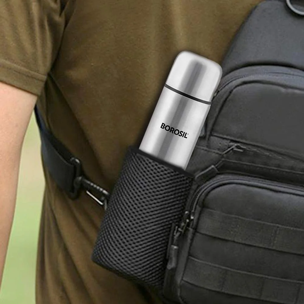 Thermo Flask Double Wall Bottle, Black - Image 8