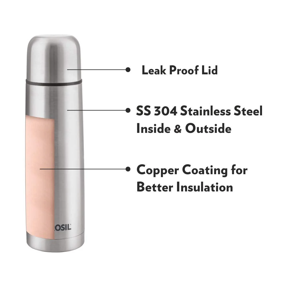 Borosil Thermo Flask, Black-CP - Image 10