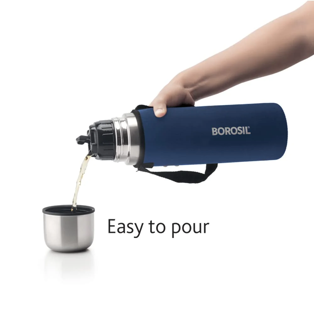Thermo Flask Double Wall Bottle, Blue - Image 5