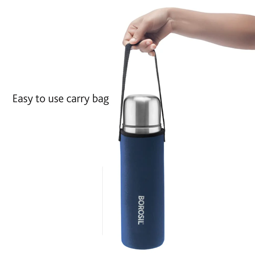 Thermo Flask Double Wall Bottle, Blue - Image 7
