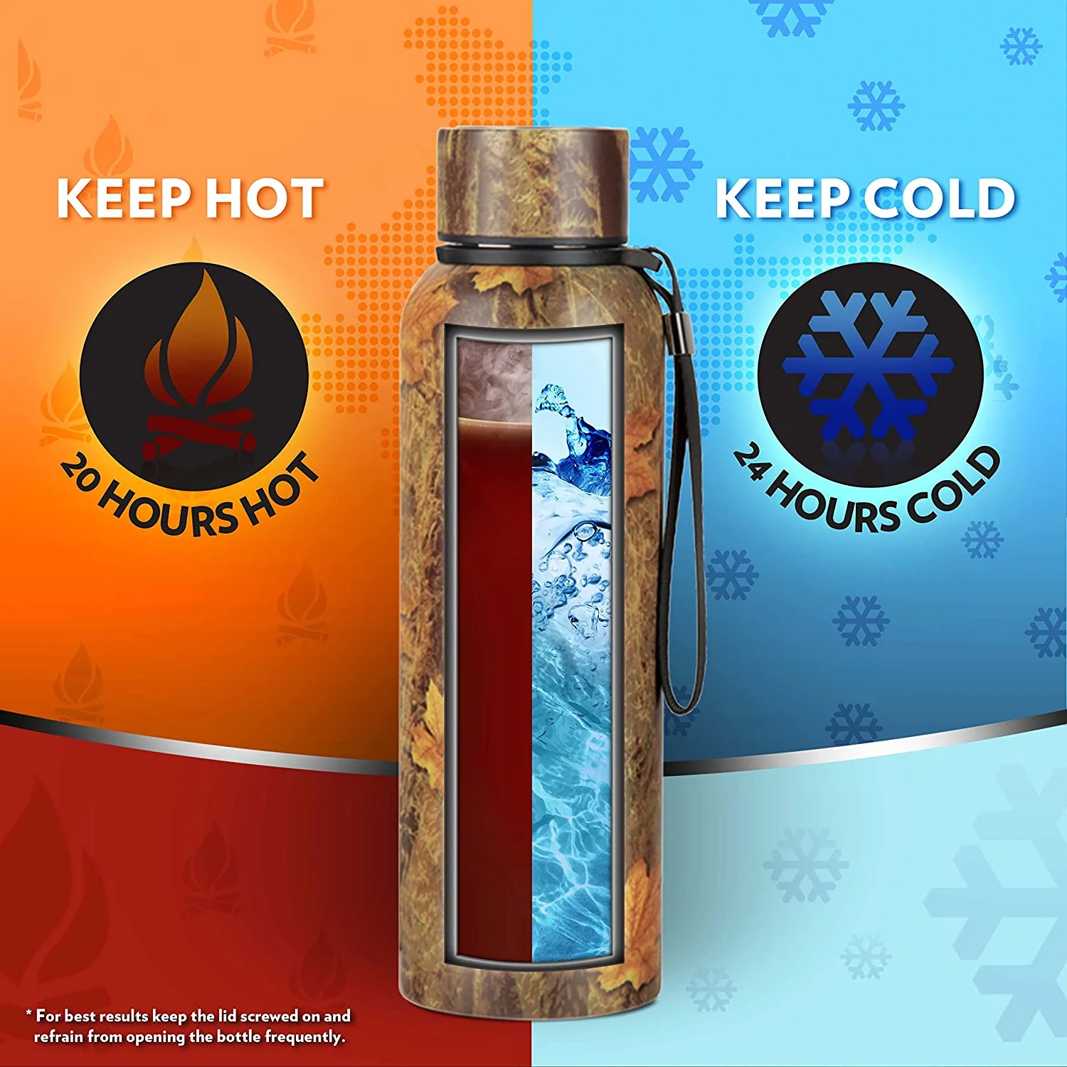 Trek  Double Wall Bottle, Maple - Image 7