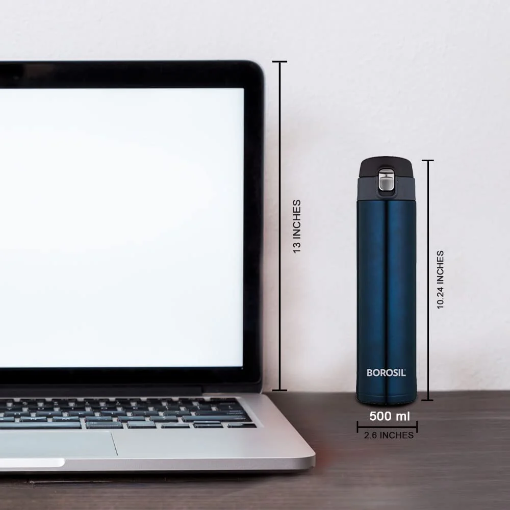 Nova Double Wall Bottle, Blue - Image 3