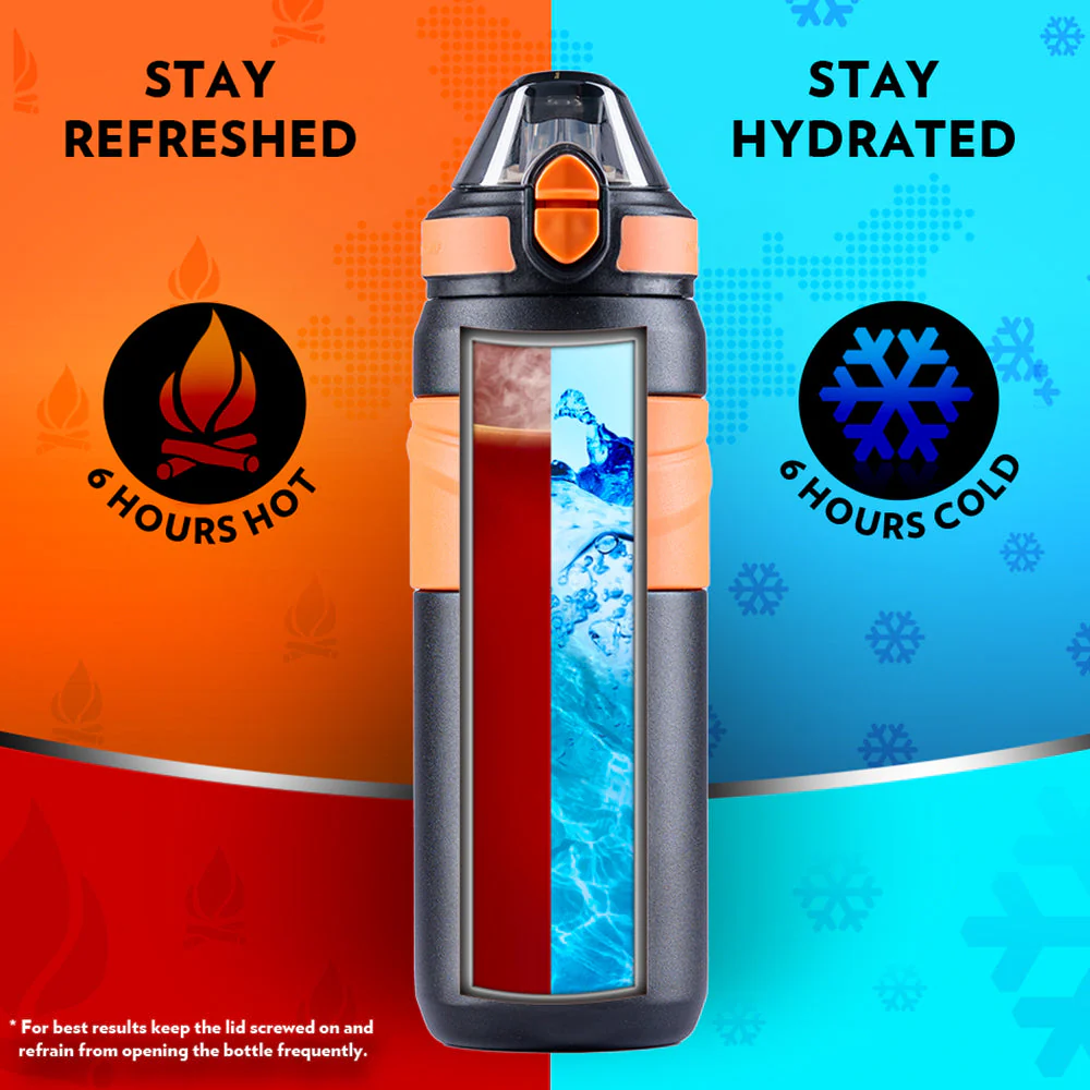 Adventure Double Wall Bottle, Black - Image 6