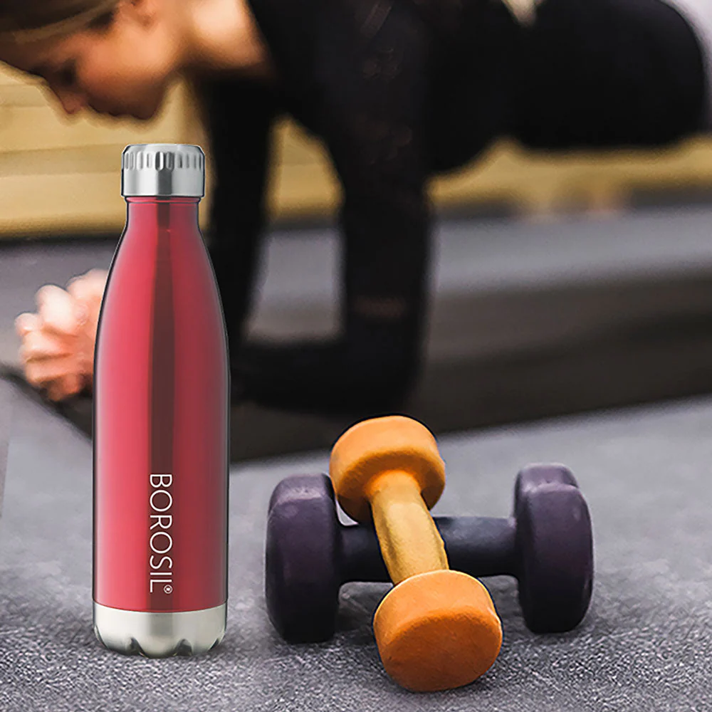 Bolt Trans Double Wall Bottle, Red - Image 7