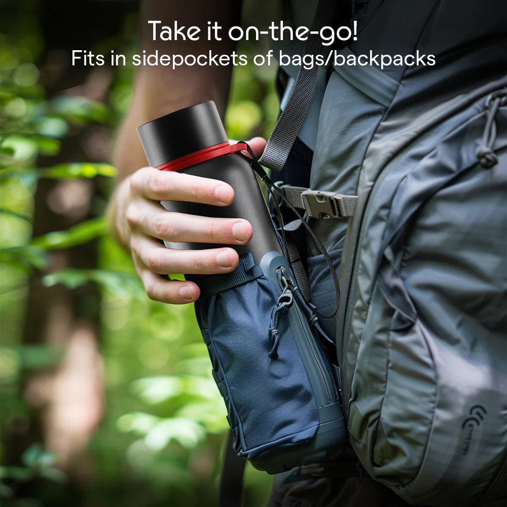 Trek Double Wall Bottle, Black - Image 8