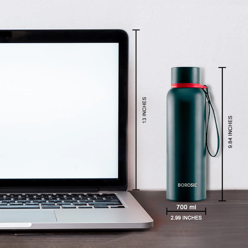 Personalised Trek Double Wall Bottle, Black - Image 3