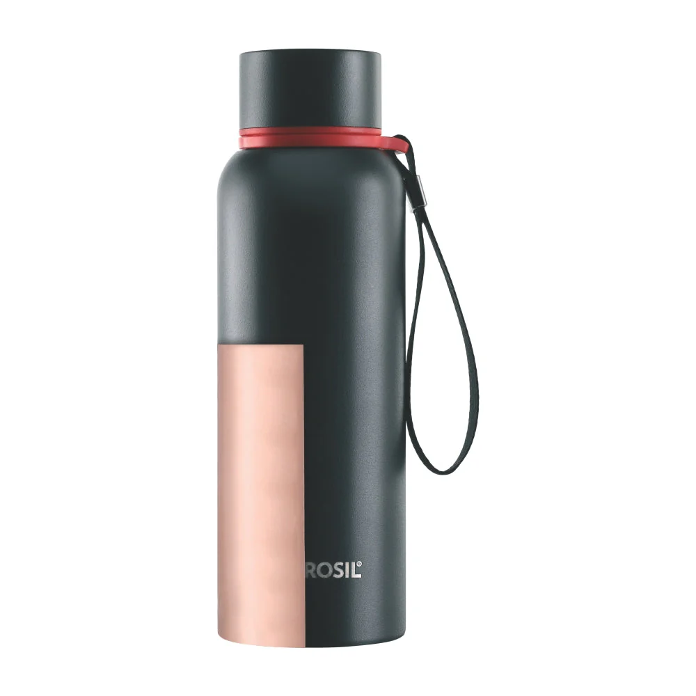 Personalised Trek Double Wall Bottle, Black - Image 6