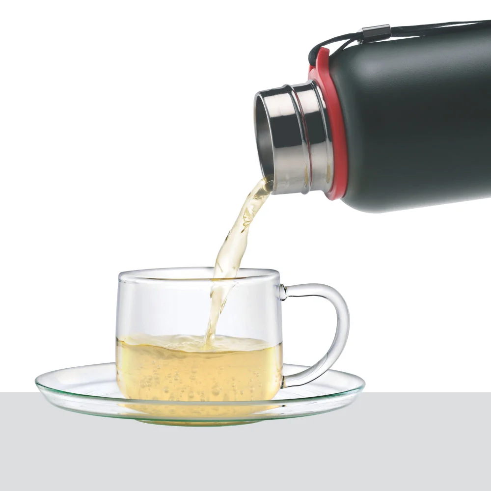 Personalised Trek Double Wall Bottle, Black - Image 5