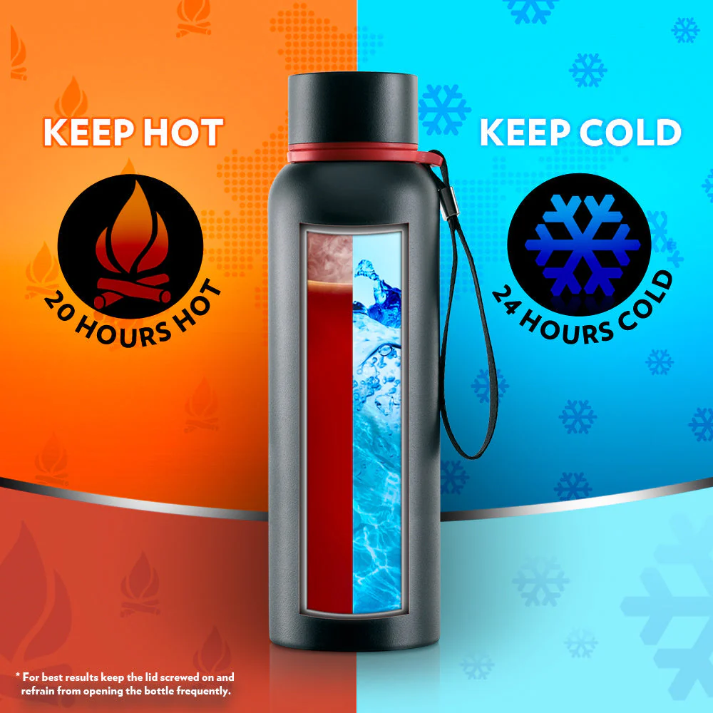 Trek Pride Proud Indian Double Wall Bottle, Black - Image 6
