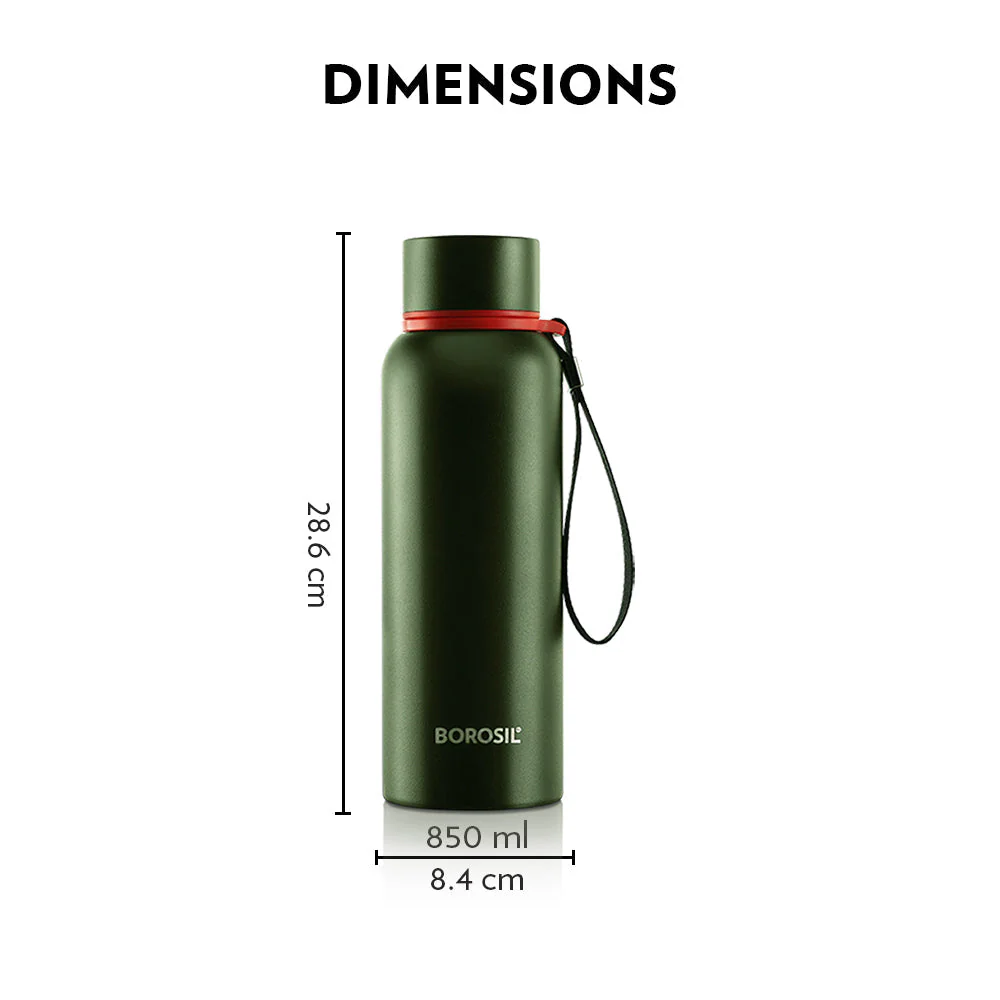 Trek Double Wall Bottle,Green - Image 2