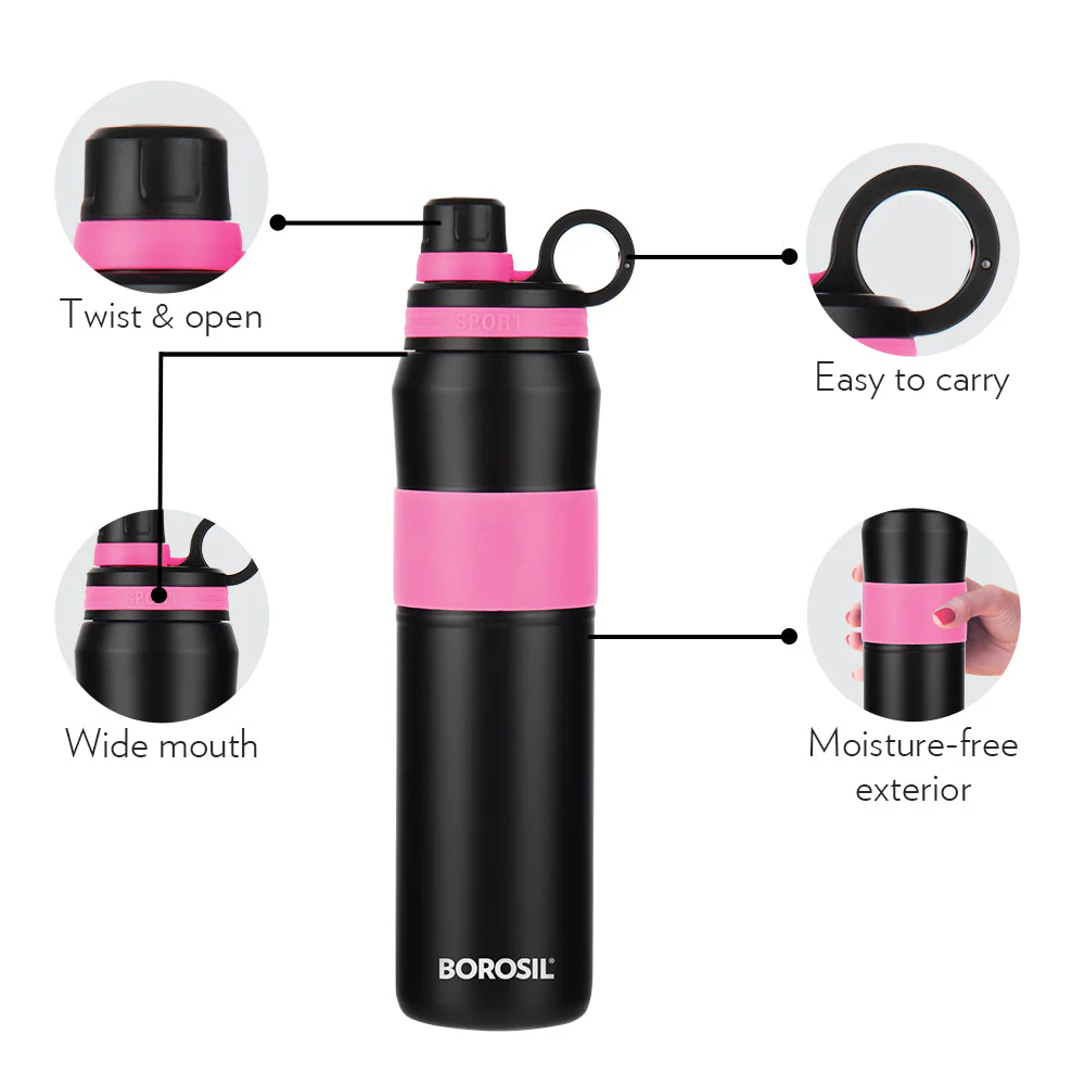 Borosil ThirstBurst Fuchsia - Image 6