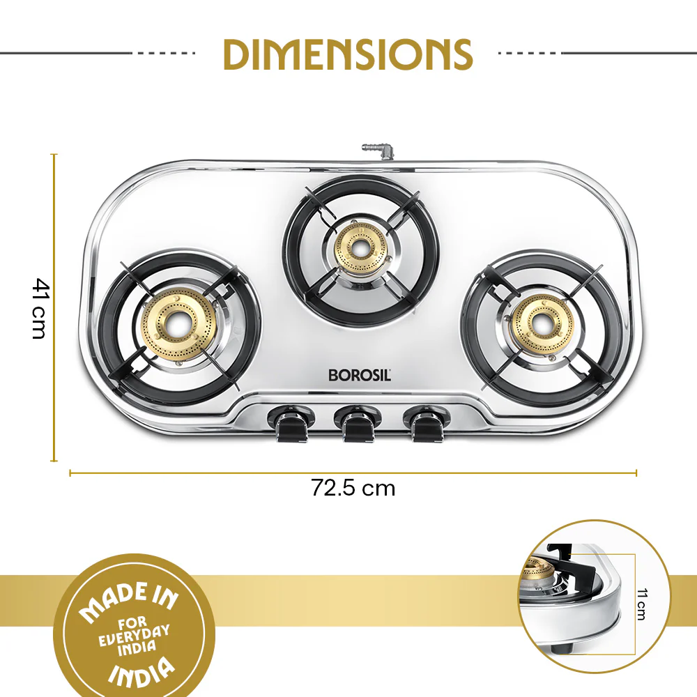 Ignite Pro Stainless Steel Gas Stove - Image 4