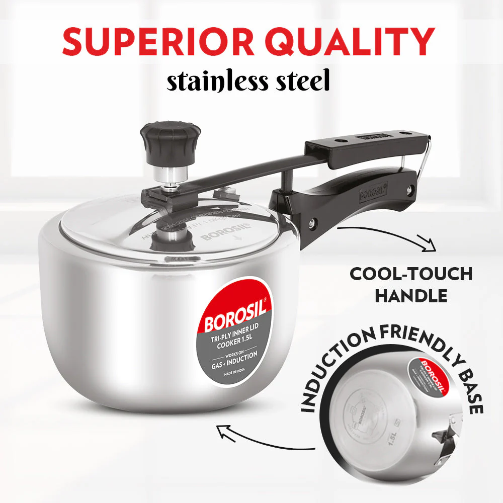 Inner Lid Triply Pressure Cooker - Image 9