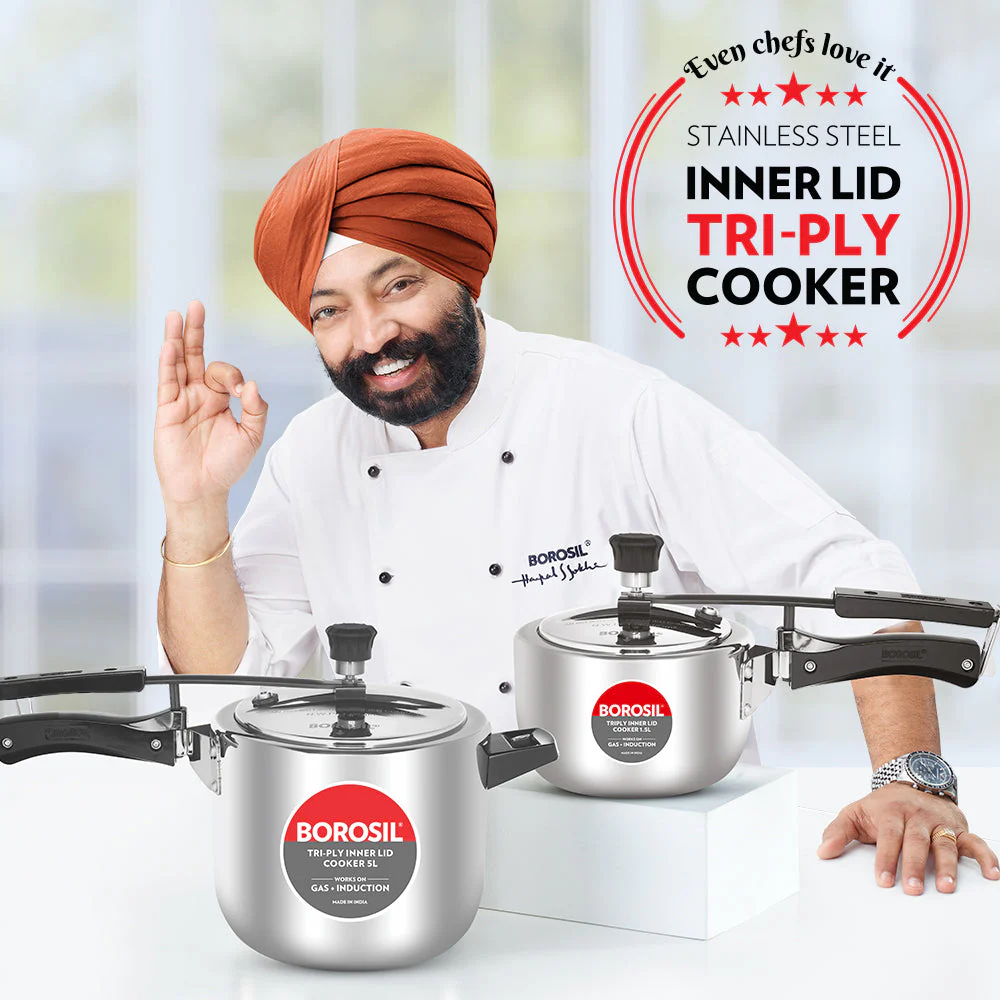 Inner Lid Triply Pressure Cooker - Image 6