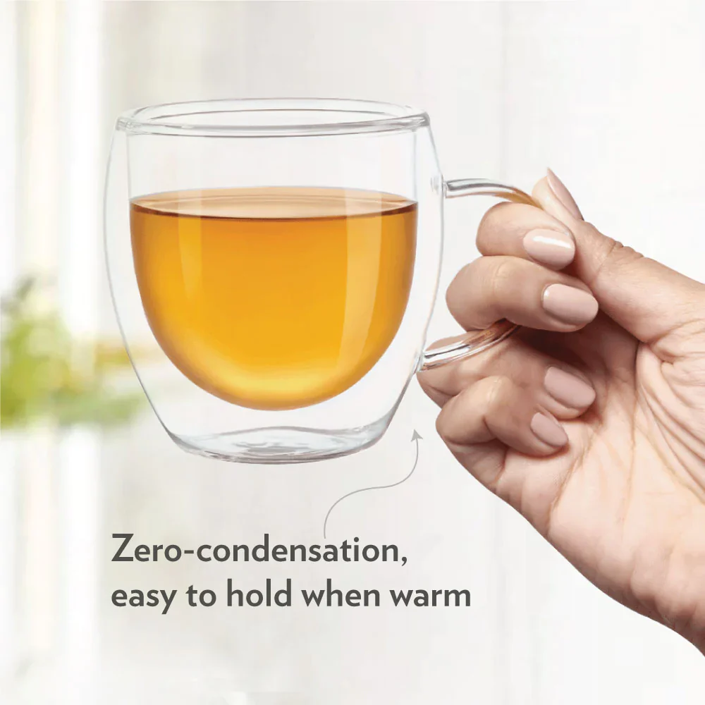 Borosil Java Double Wall Glass Mug - Image 6