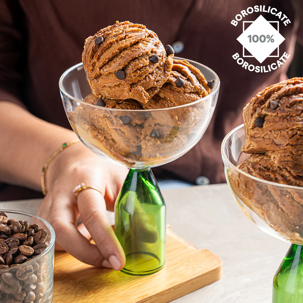 Kairo Ice Cream Bowls, Fern - Set of 2 - Image 4
