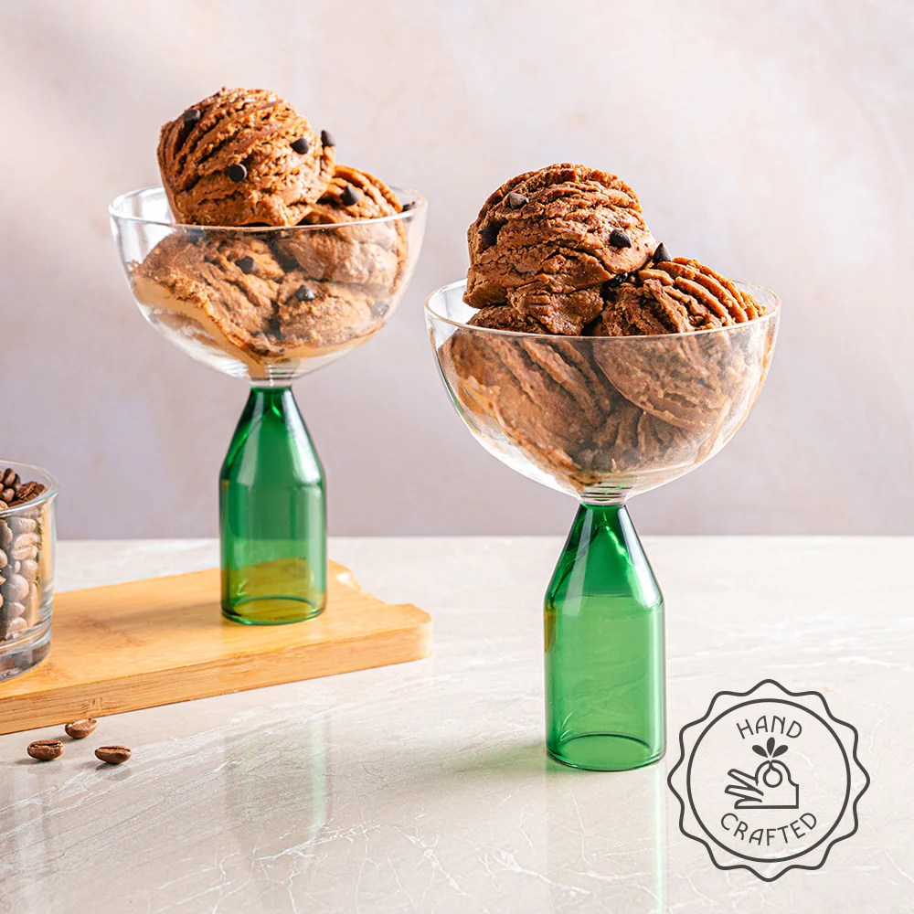Kairo Ice Cream Bowls, Fern - Set of 2 - Image 5
