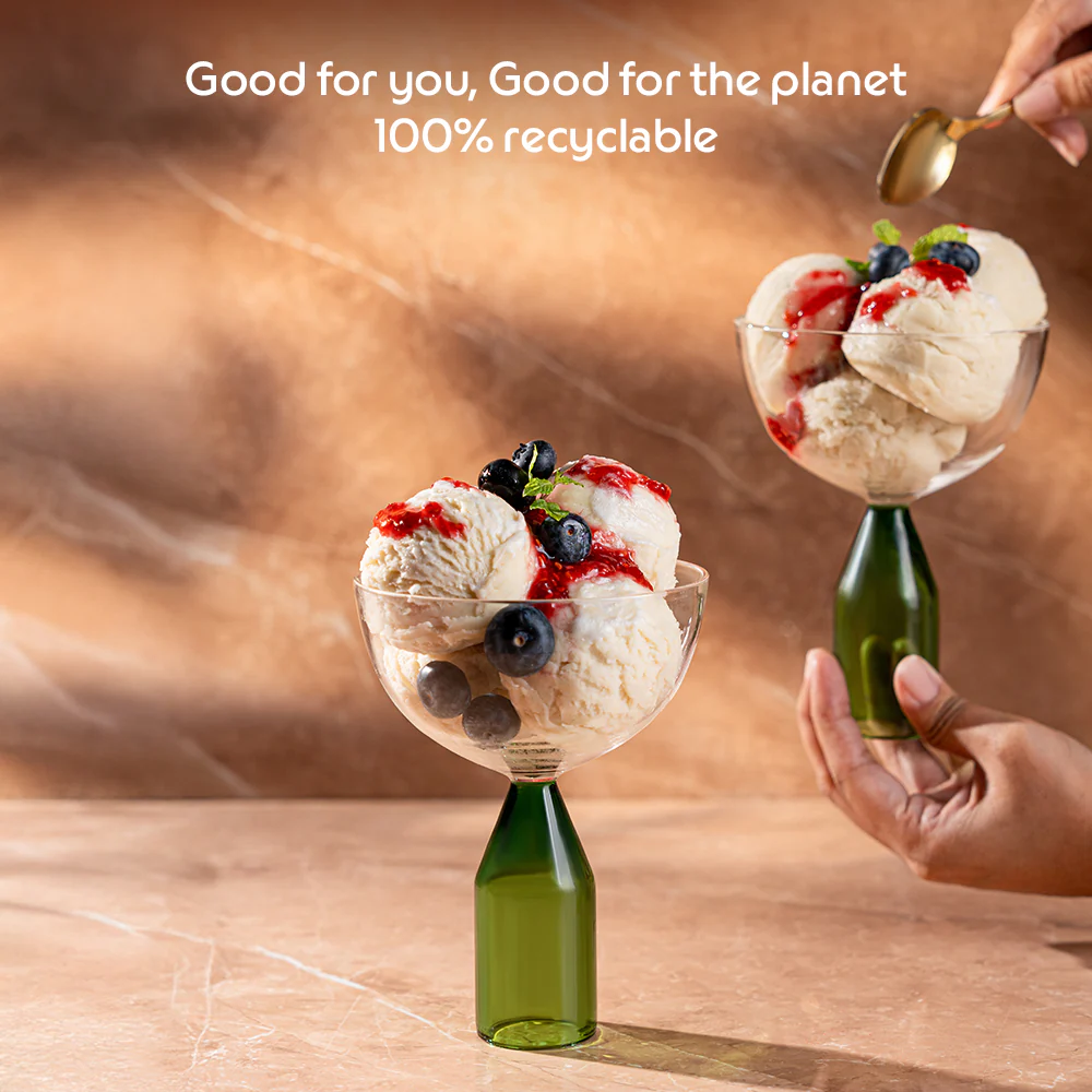 Kairo Ice Cream Bowls, Fern - Set of 2 - Image 7