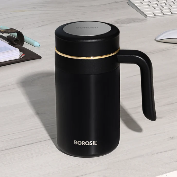 Klassic Super Vacuum Insulated Mug, Black