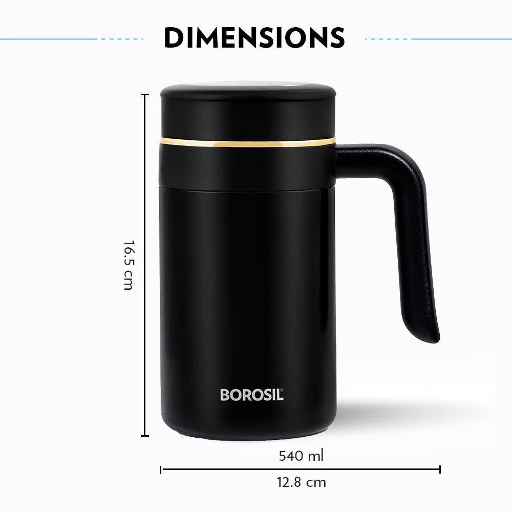 Klassic Super Vacuum Insulated Mug, Black - Image 4