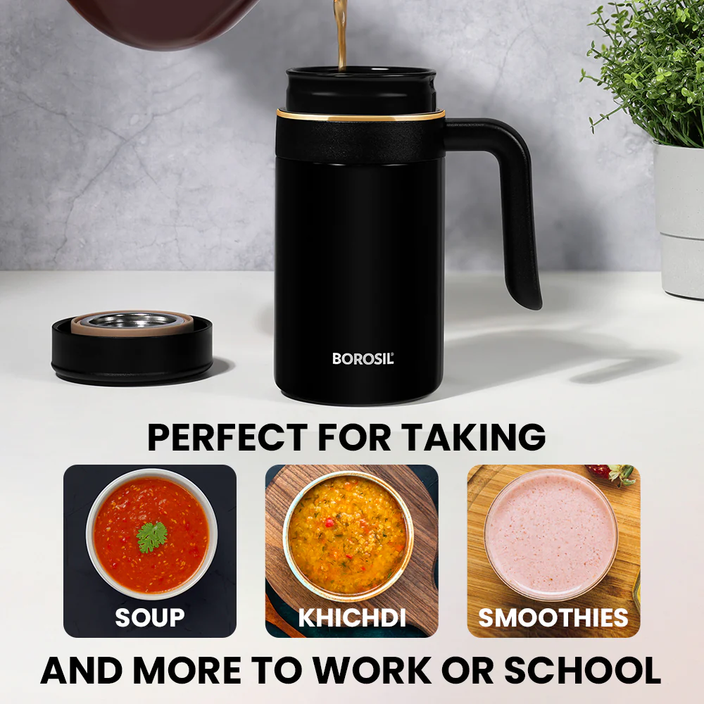 Klassic Super Vacuum Insulated Mug, Black - Image 5