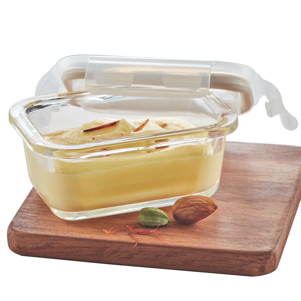Klip n Store Rectangular Glass Container - Image 4