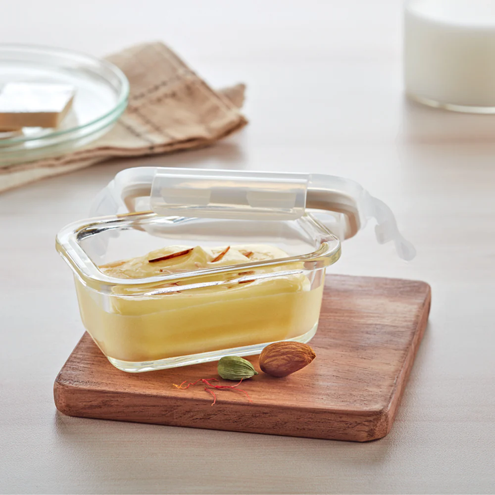 Klip n Store Rectangular Glass Container - Image 7