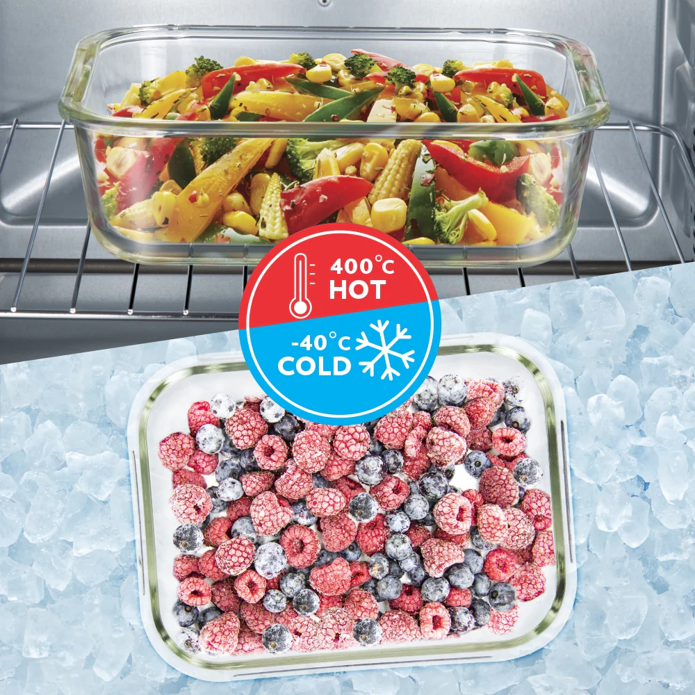 Tuff-Glass Klip n Store, Rectangular Container - Image 6