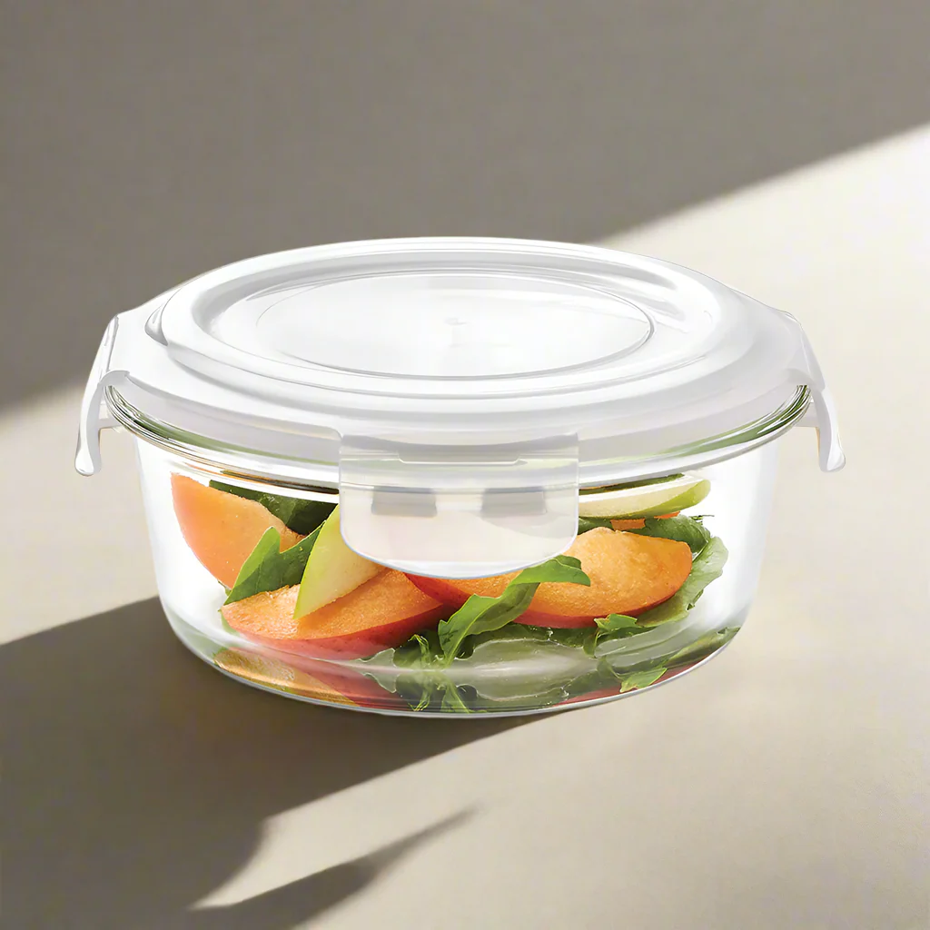 Tuff-Glass Klip n Store, Round Container