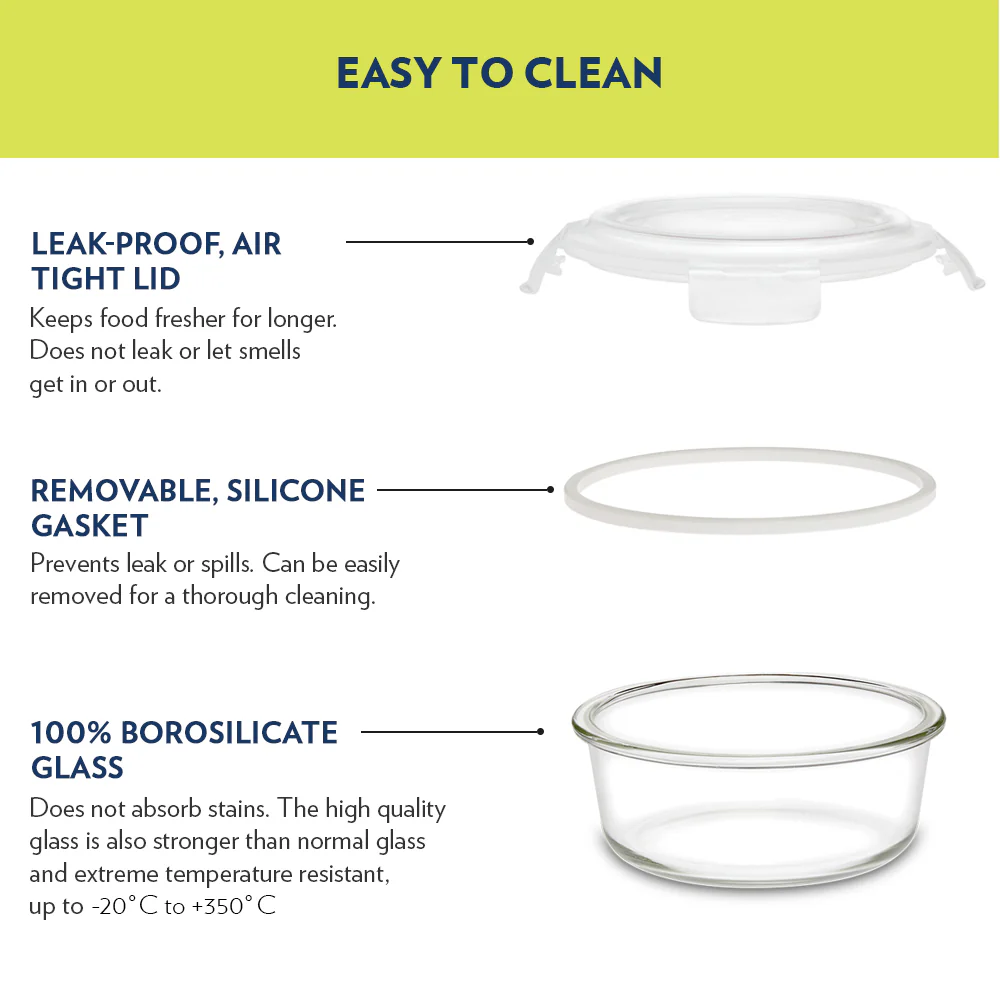 Tuff-Glass Klip n Store, Round Container - Image 5