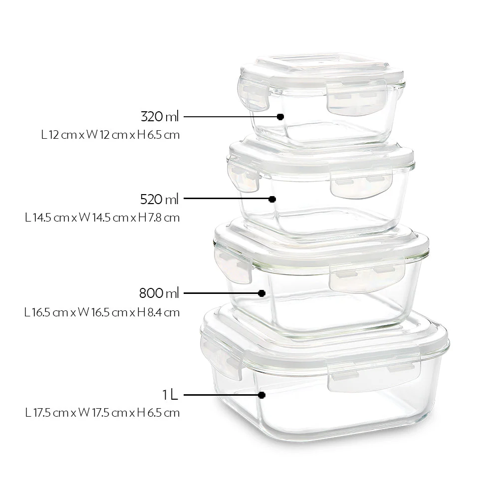 Tuff-Glass Klip n Store, Square Container - Image 9