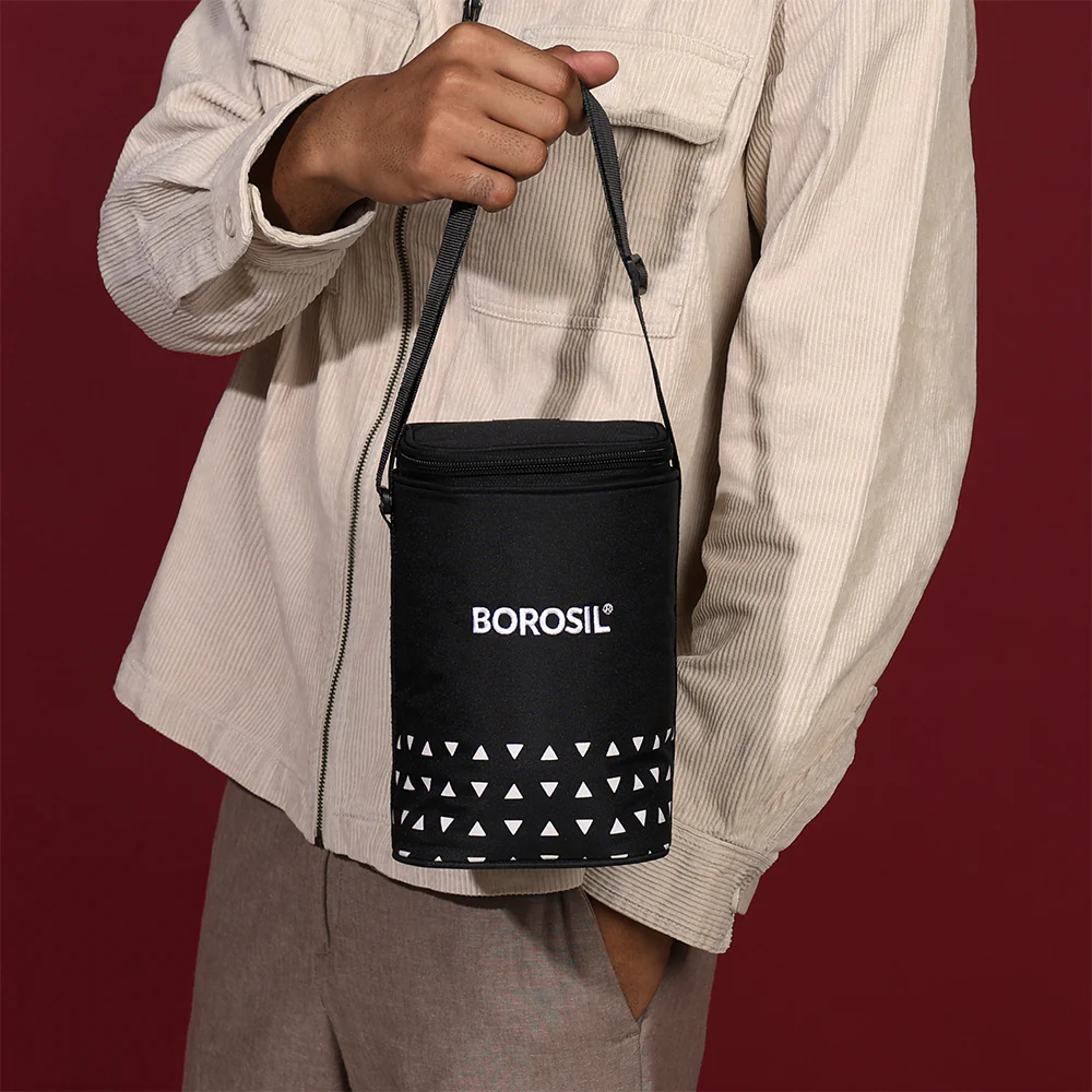 Kube Black Square Glass Lunch Box - Image 5