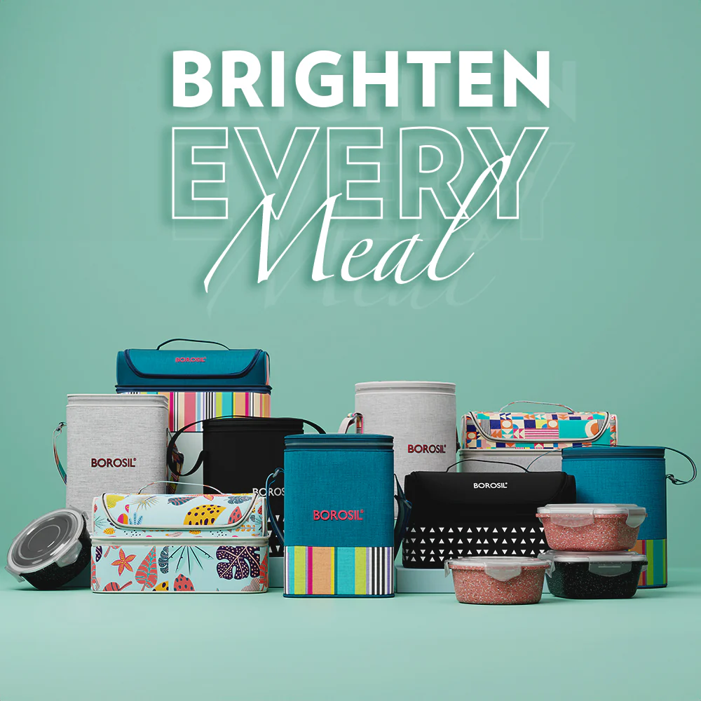 Kube Pink Square Glass Lunch Box - Image 12