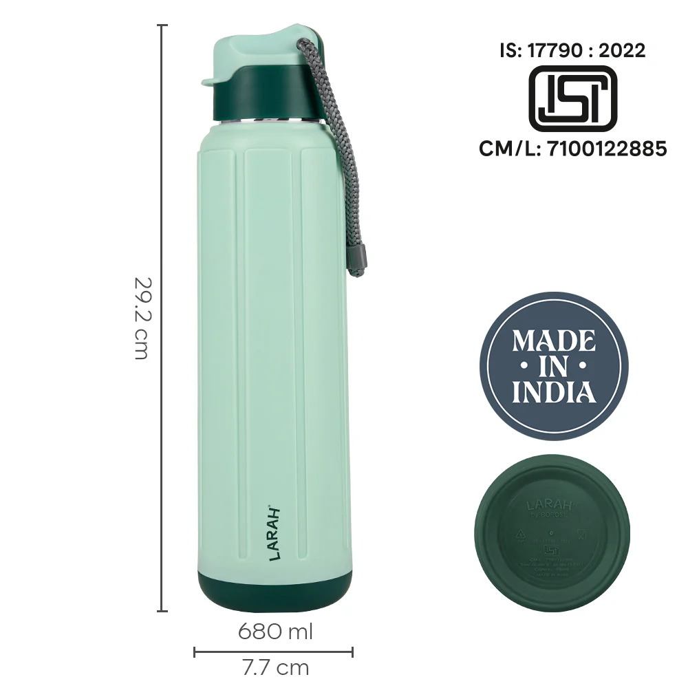 Larah Amaze Thermoware Bottle, Mint - Image 3