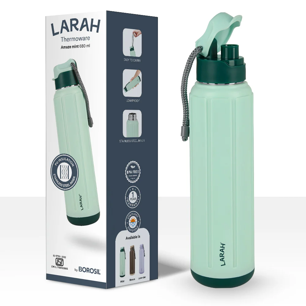 Larah Amaze Thermoware Bottle, Mint - Image 6