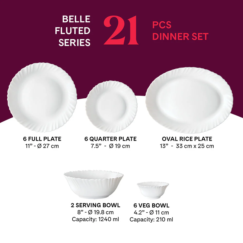Larah Belle Dinner Set, 45 pc - Image 13