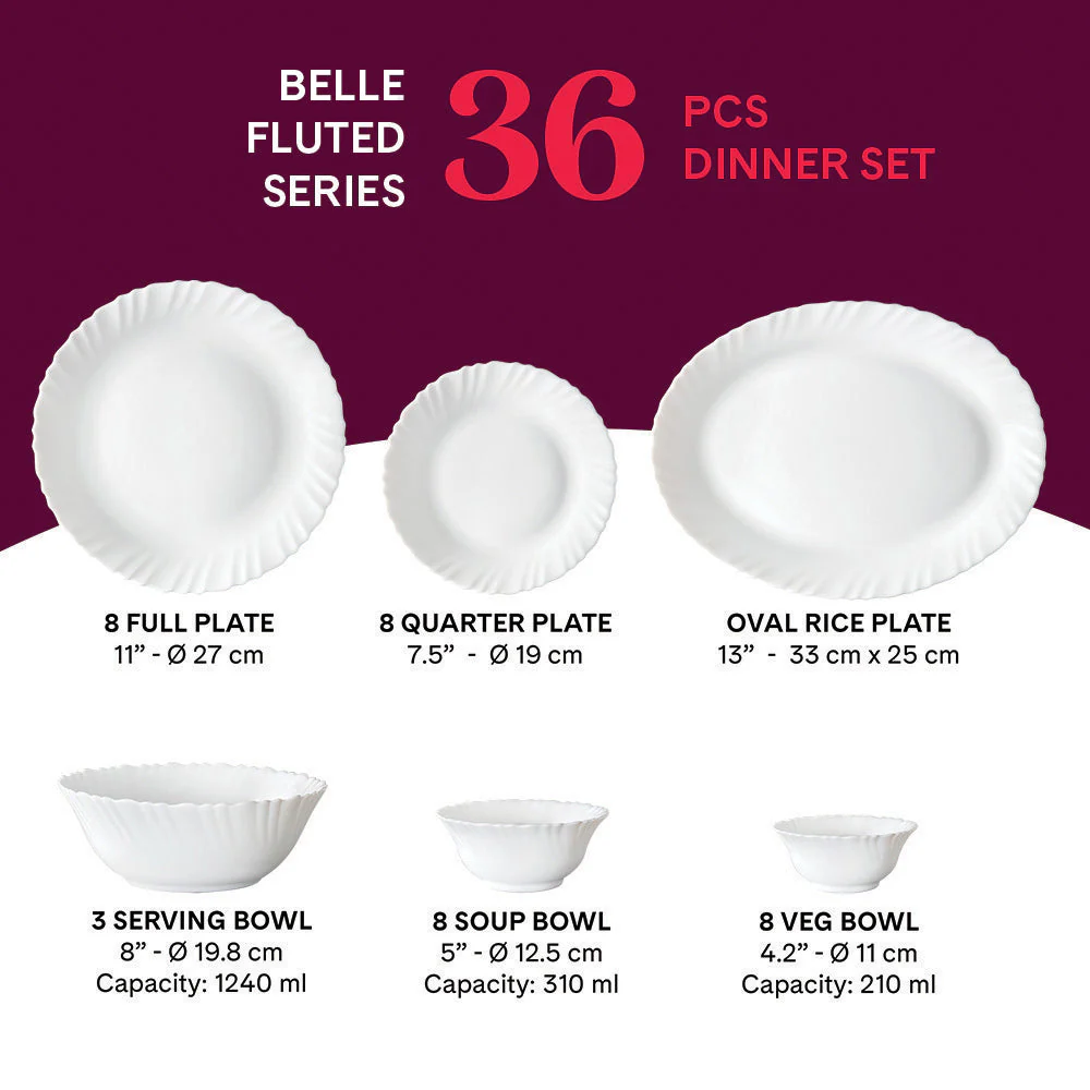 Larah Belle Dinner Set, 45 pc - Image 15