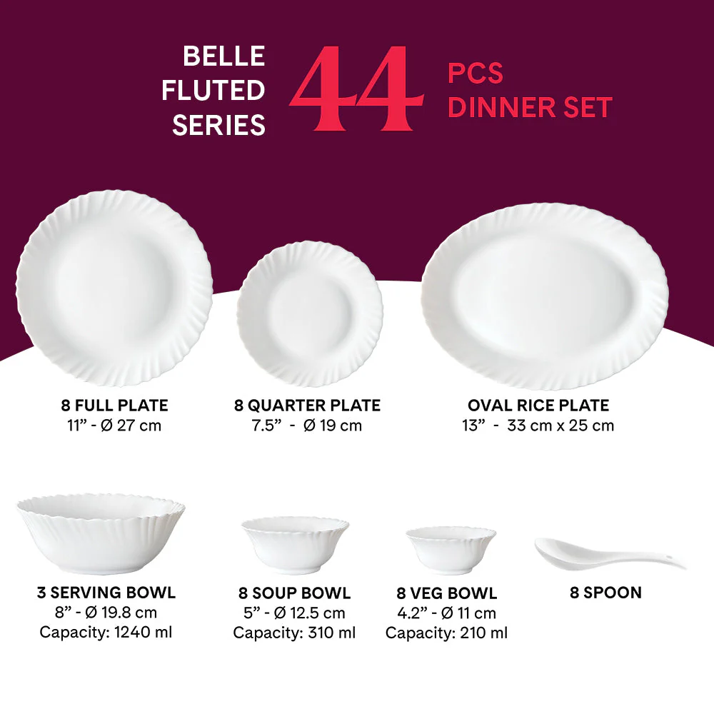 Larah Belle Dinner Set, 45 pc - Image 16