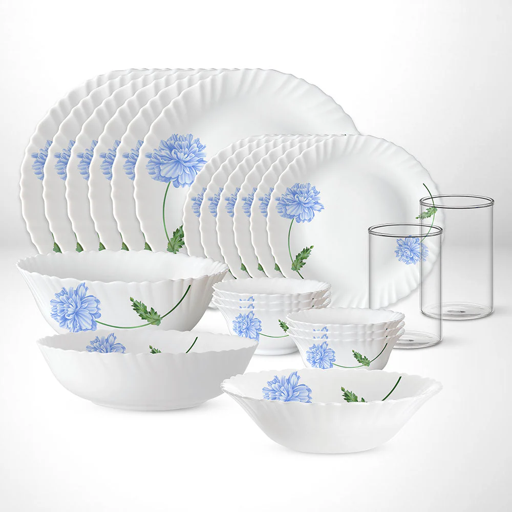 Larah Blue Mist Dinner Set, 23 pc - Image 19