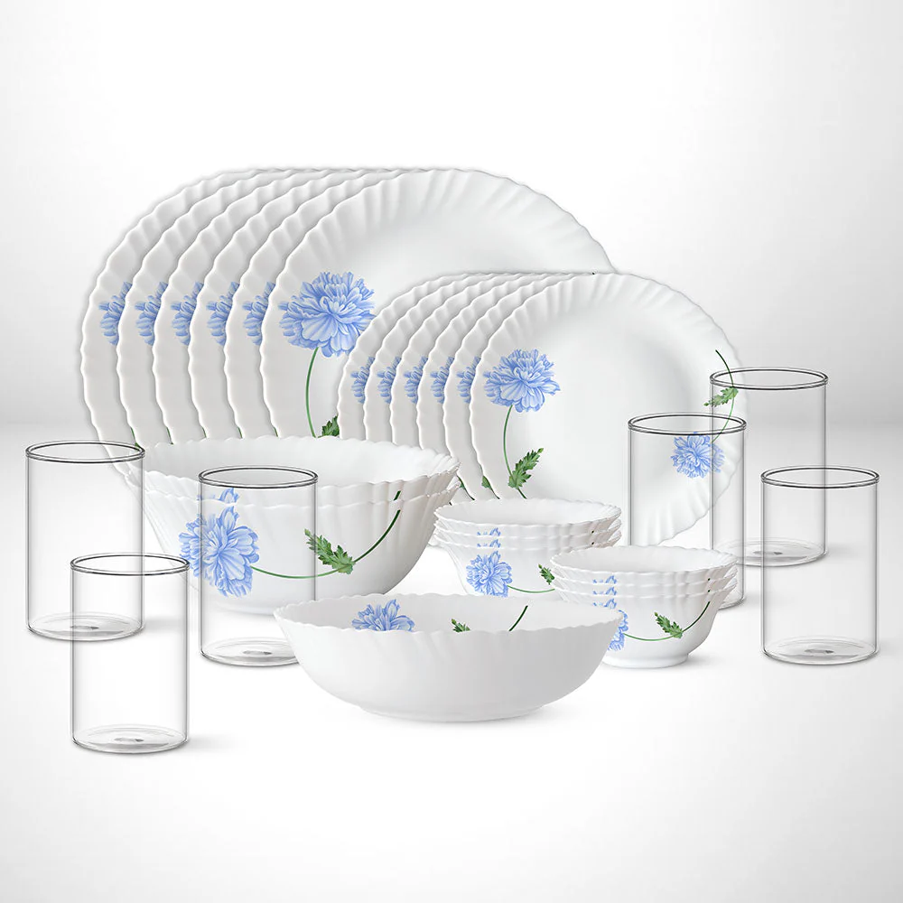 Larah Blue Mist Dinner Set, 23 pc - Image 8