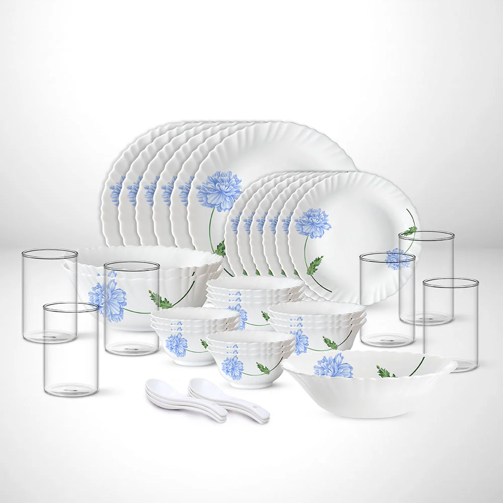 Larah Blue Mist Dinner Set, 5 pc - Image 16