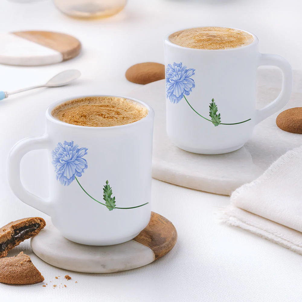 Larah Blue Mist Mug Set, 240ml x 2 - Image 15