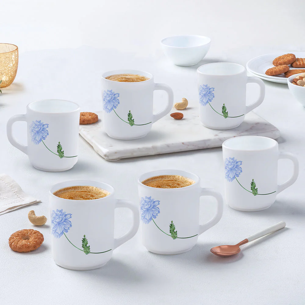 Larah Blue Mist Mug Set, 240ml x 2 - Image 16